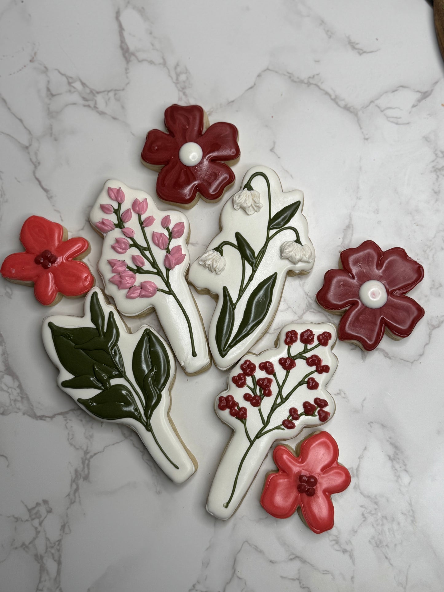 Flower Cookie Arrangements